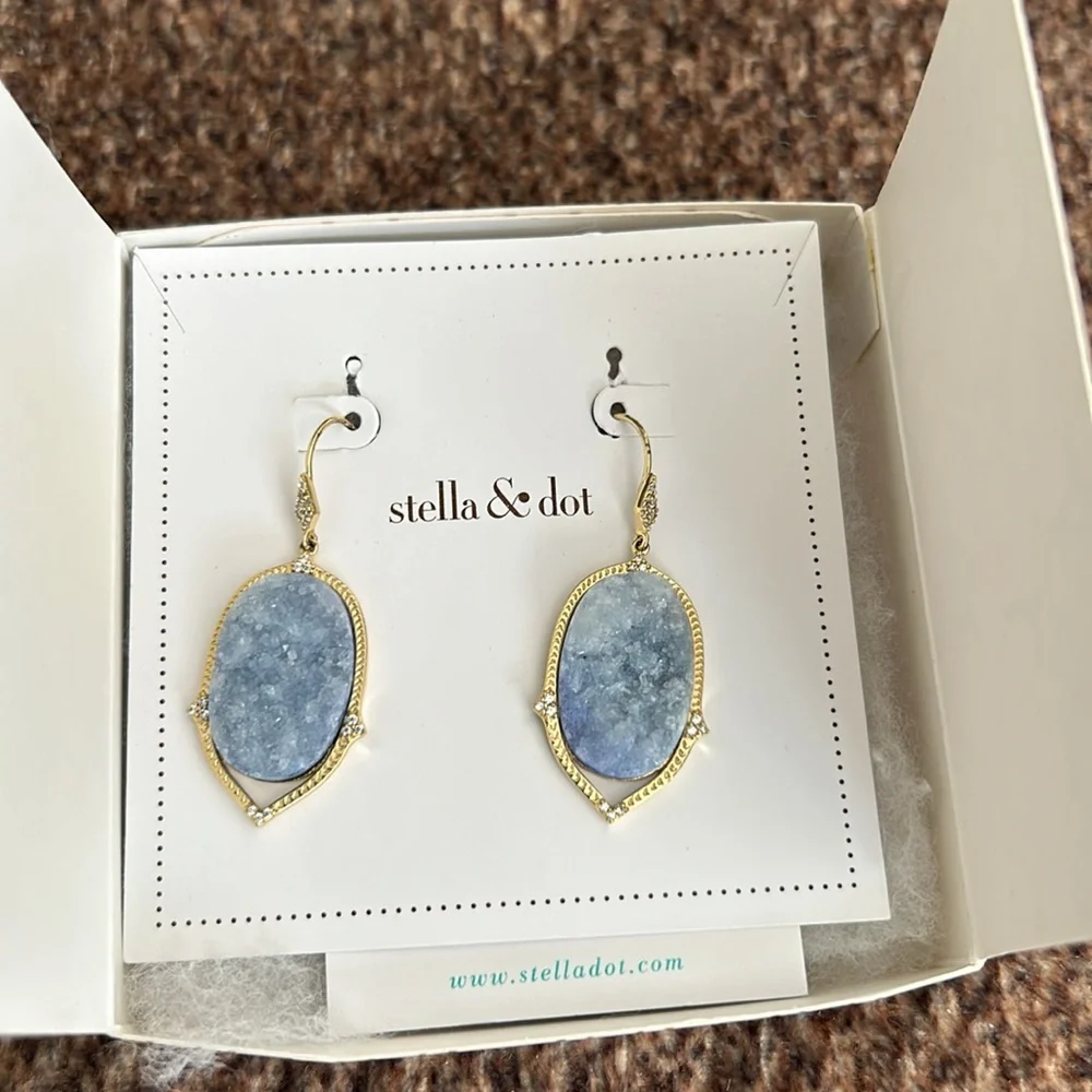 NWT Stella & dot drop earrings - Picture 6 of 7